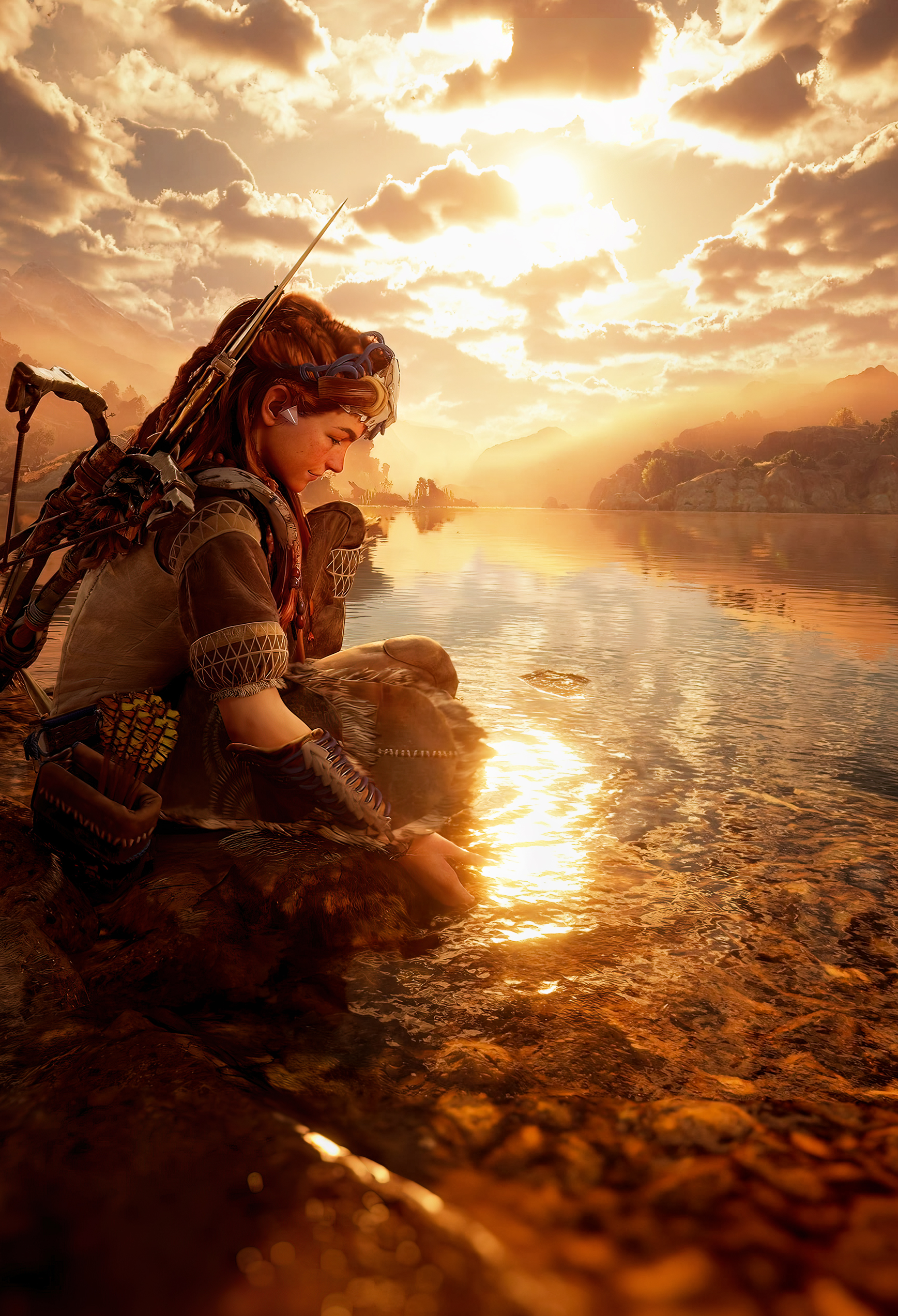 Aloy fetching water