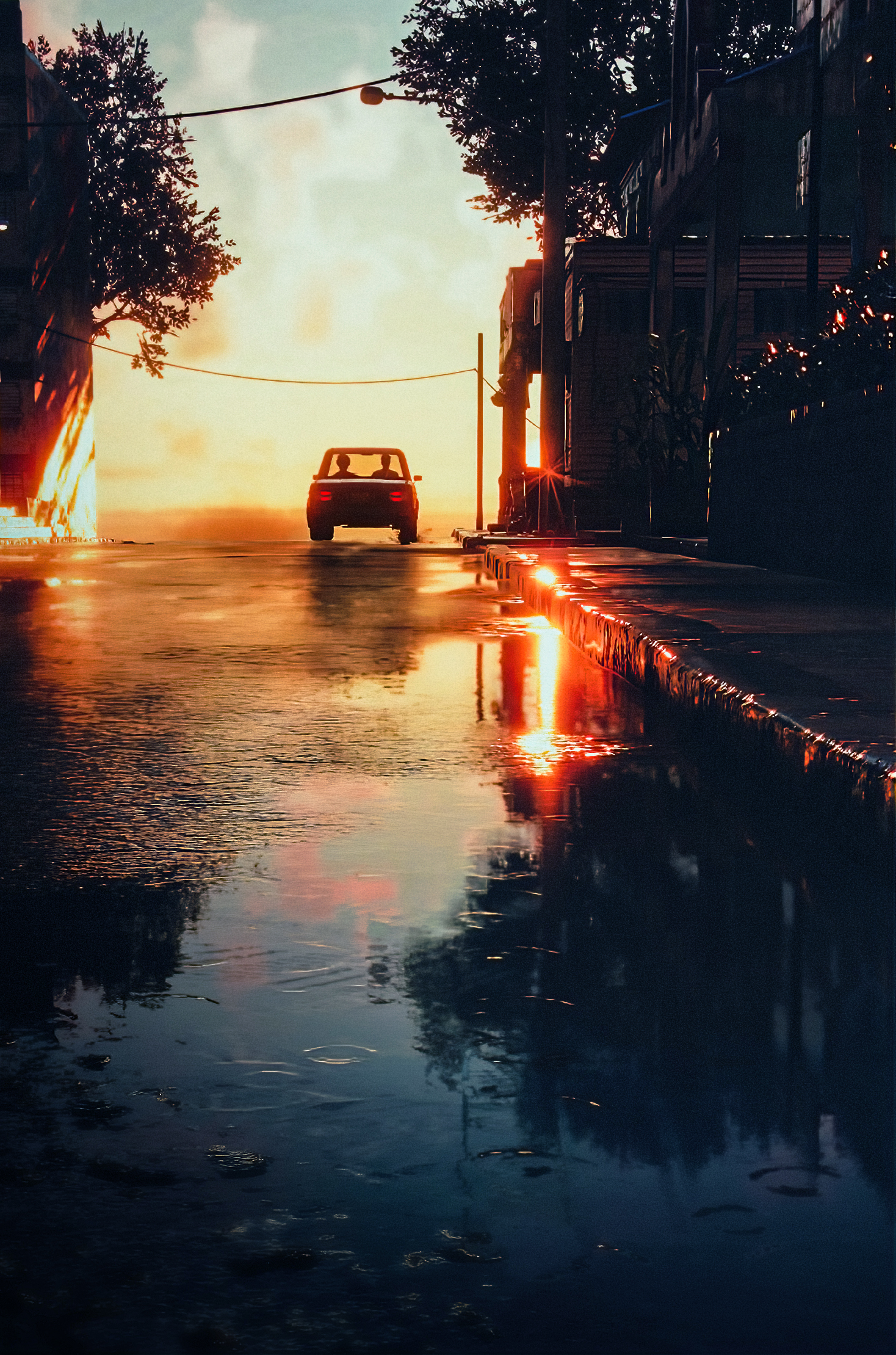 Driving after the rain